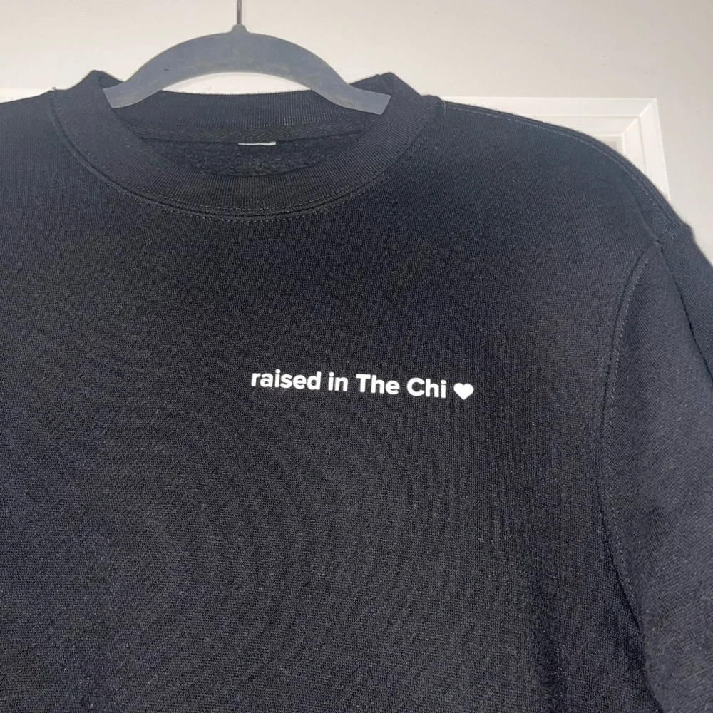 “Raised in the Chi” black crewneck - Picture 3 of 4